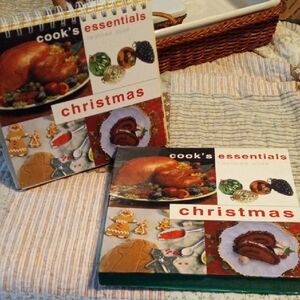 Red and White Holiday Cookbook Collection